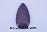 NGP143 2pcs 30*60mm teardrop kunzite gemstone pendants