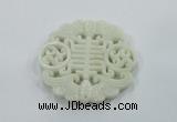 NGP1601 65*68mm Carved natural hetian jade pendants wholesale