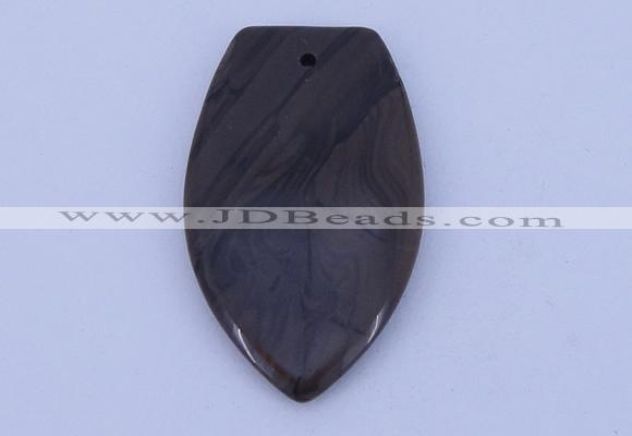 NGP167 2pcs 30*50mm grain stone pendants jewelry wholesale