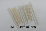 NGP1760 6*55mm - 8*80mm sticks white crystal beads pendants