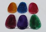 NGP1869 40*52mm - 40*58mm freeform agate gemstone pendants