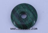 NGP215 5*25mm fashion dyed malachite gemstone donut pendant