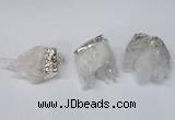 NGP2255 30*35mm - 35*40mm nuggets druzy quartz pendants