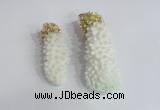 NGP2398 15*40mm - 20*60mm freefrom natural coral pendants