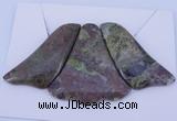 NGP24 Green rain forest stone pendants set jewelry wholesale