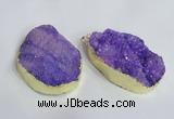 NGP2471 45*55mm - 50*65mm freeform druzy agate pendants wholesale