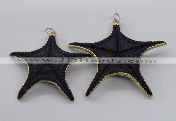 NGP2763 50*55mm - 75*85mm starfish pendants wholesale