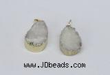 NGP2772 18*25mm - 20*30mm freeform druzy agate pendants