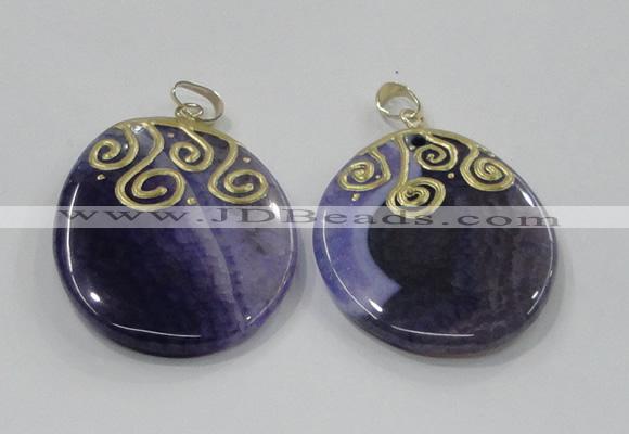 NGP2829 30*35mm - 35*45mm freeform agate gemstone pendants wholesale