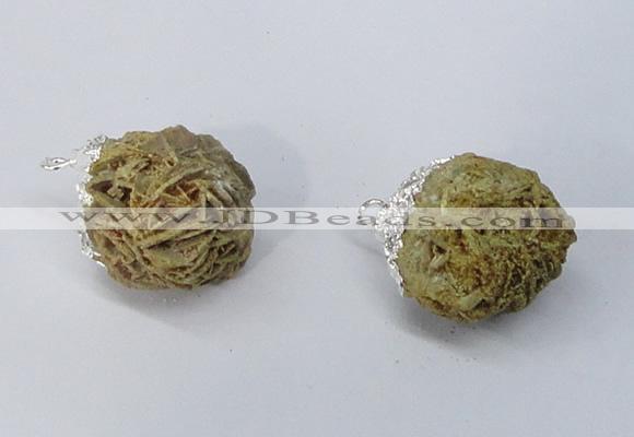 NGP2904 15*20mm - 25*30mm freeform desert rose pendants wholesale