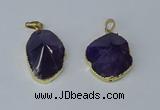 NGP3162 22*30mm - 25*35mm freeform amethyst gemstone pendants