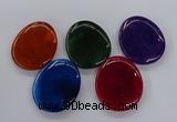 NGP3236 42*52mm - 45*55mm freeform agate gemstone pendants