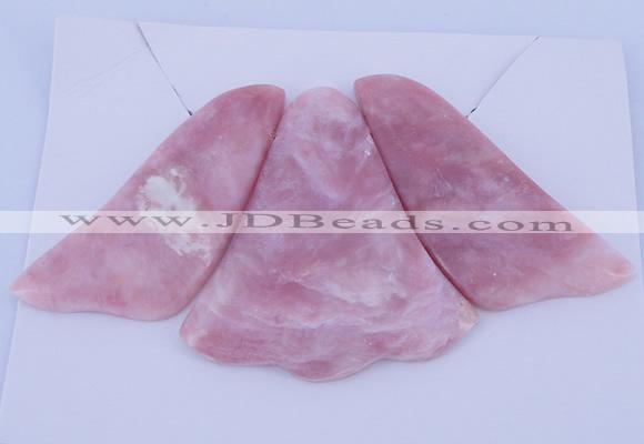 NGP35 Fashion pink opal gemstone pendants set jewelry wholesale