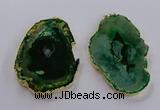 NGP3836 50*65mm - 60*70mm freeform druzy agate pendants