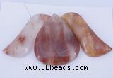 NGP40 Fashion red quartz gemstone pendants set jewelry wholesale