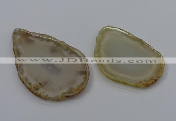 NGP4245 30*50mm - 45*75mm freefrom agate pendants wholesale