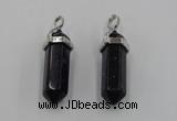 NGP5007 8*30mm sticks blue goldstone pendants wholesale