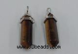 NGP5016 8*30mm sticks yellow tiger eye pendants wholesale