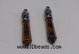 NGP5410 10*65mm sticks mahogany obsidian pendants wholesale