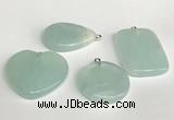 NGP5762 25*35mm - 30*40mm freefrom gemstone pendants wholesale