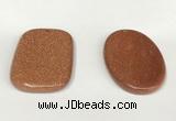 NGP5857 35*55mm freeform goldstone pendants wholesale