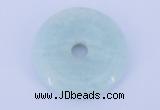 NGP603 5pcs 7*35mm amazonite gemstone donut pendants wholesale