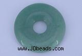 NGP608 5pcs 7*45mm green aventurine gemstone donut pendants wholesale