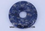 NGP611 5pcs 7*40mm new sodalite gemstone donut pendants wholesale