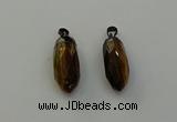 NGP6444 12*24mm - 15*30mm faceted bullet yellow tiger eye pendants