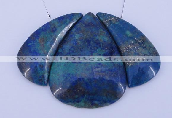 NGP67 Fashion chrysocolla gemstone pendants set jewelry wholesale