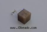 NGP6794 15*22mm cube moonstone gemstone pendants wholesale