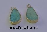 NGP7134 20*30mm - 22*32mm freeform amazonite gemstone pendants