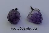 NGP7148 20*40mm - 30*45mm faceted nuggets amethyst pendants