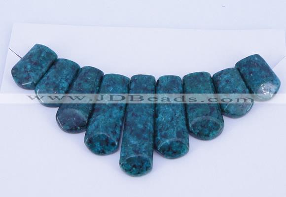 NGP72 Fashion chrysocolla gemstone pendants set jewelry wholesale