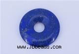 NGP721 5*30mm natural lapis lazuli gemstone donut pendant