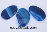 NGP861 5PCS 30-35mm*50-60mm freeform agate gemstone pendants