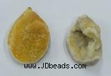 NGP8668 35*55mm - 45*60mm freeform druzy agate pendants wholesale