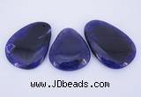 NGP879 5PCS 40-45mm*50-65mm freeform agate gemstone pendants