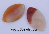 NGP892 5PCS 30*50 marquise agate druzy geode gemstone pendants