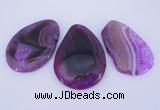 NGP904 5PCS 35-50mm*55-65mm freeform agate druzy geode gemstone pendants