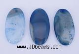 NGP927 5PCS 30*55mm oval agate druzy geode gemstone pendants