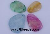 NGP937 5PCS 30-48mm*48-60mm freeform gemstone pendants wholesale