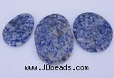 NGP945 5PCS 30-40mm*40-60mm freeform blue spot gemstone pendants