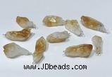 NGP9755 10*16mm-18*25mm freeform citrine pendants wholesale