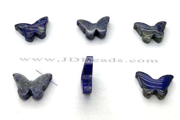 NGP9859 12*18mm butterfly natural lapis lazuli pendant