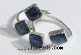 NGR1092 8mm square kyanite gemstone rings wholesale