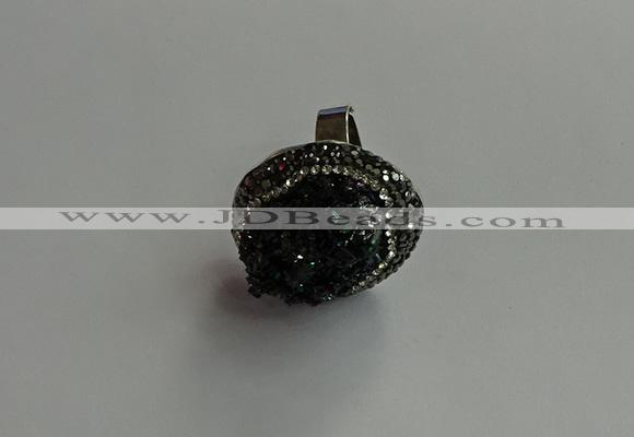 NGR2007 22*28mm freeform gemstone rings wholesale