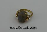 NGR2075 10*15mm faceted oval labradorite gemstone rings