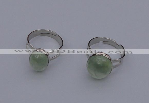 NGR208 10*14mm – 12*16mm freeform prehnite rings wholesale