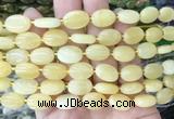 OVBS17 15 inches 10*14mm oval honey jade gemstone beads wholesale